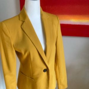 Zara Basic Yellow blazer